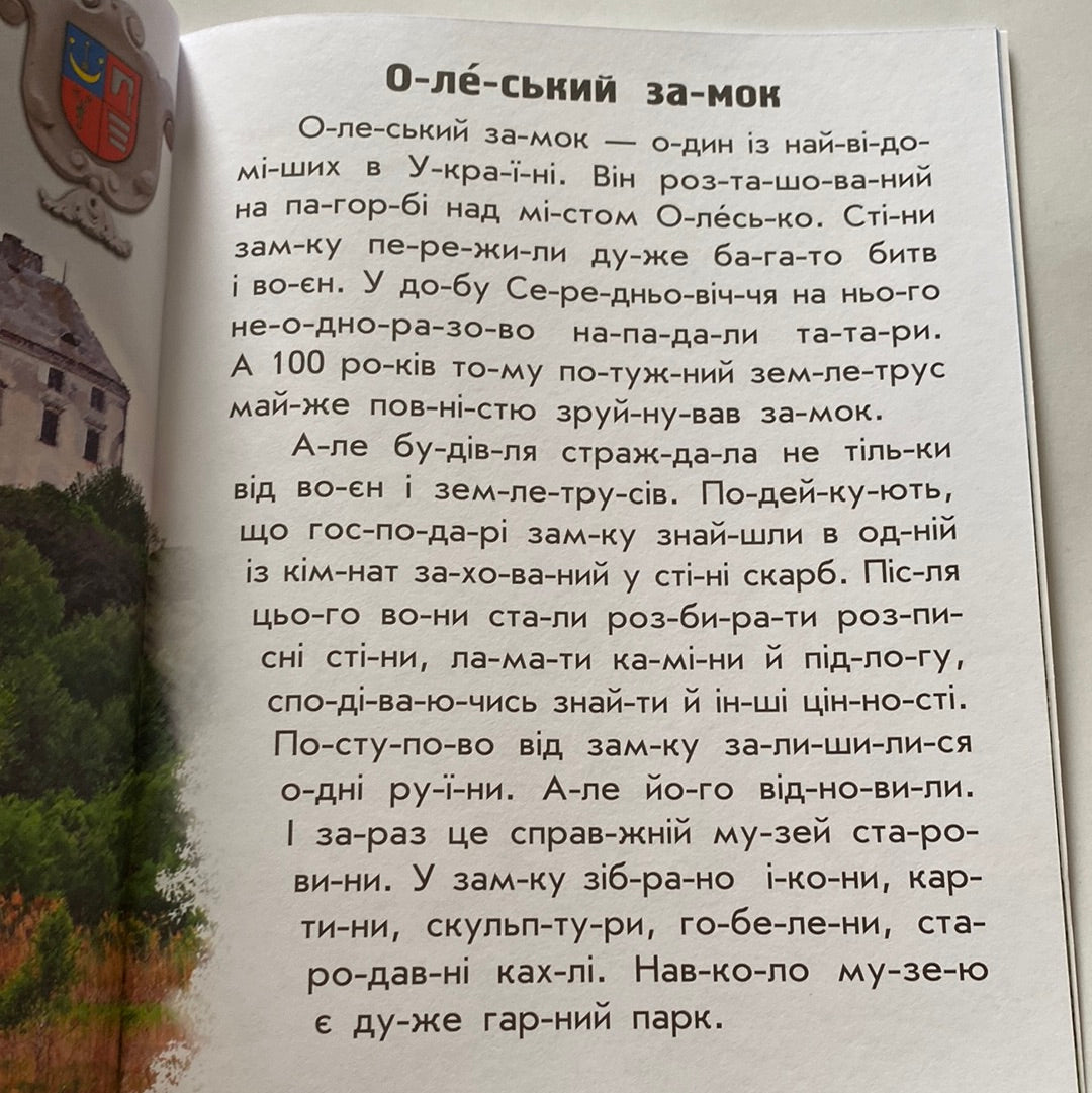 Читаю про Україну. Замки та фортеці / Цікаві книги про Україну для дітей