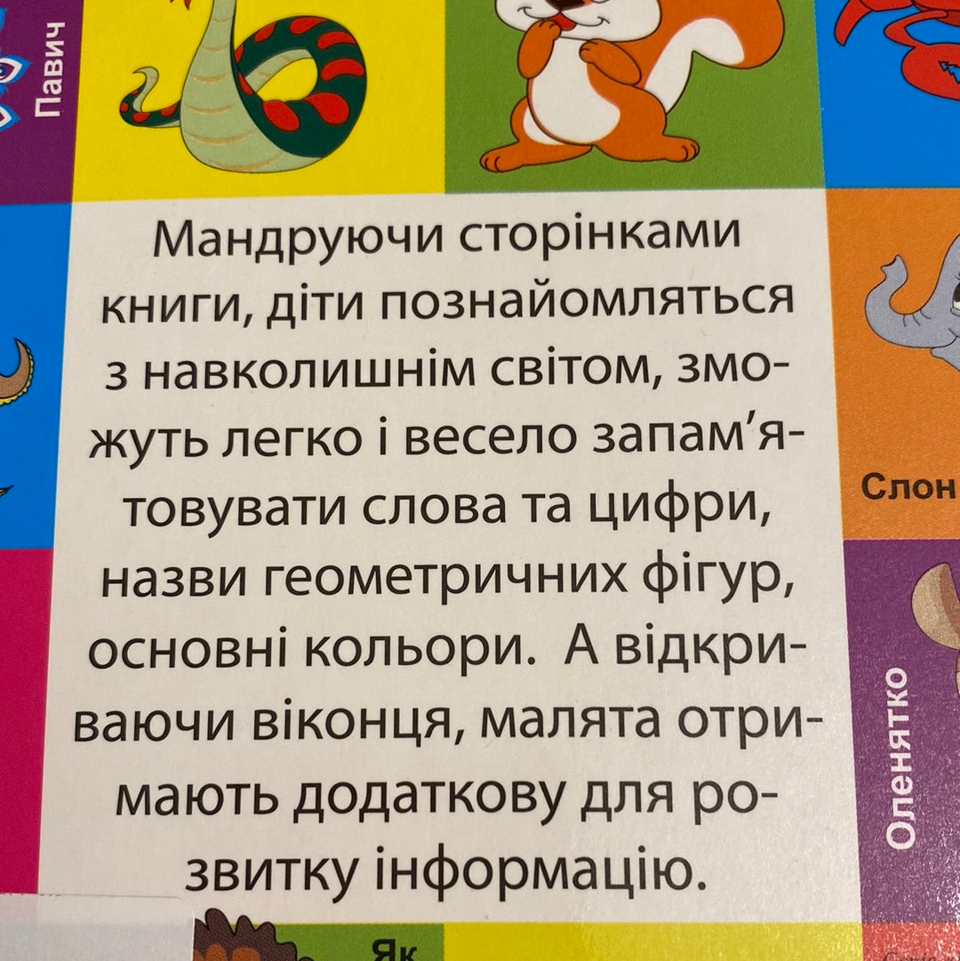 Зоопарк. Мої перші слова (від 0 до 4 років) / Перші книги для малят з віконцями