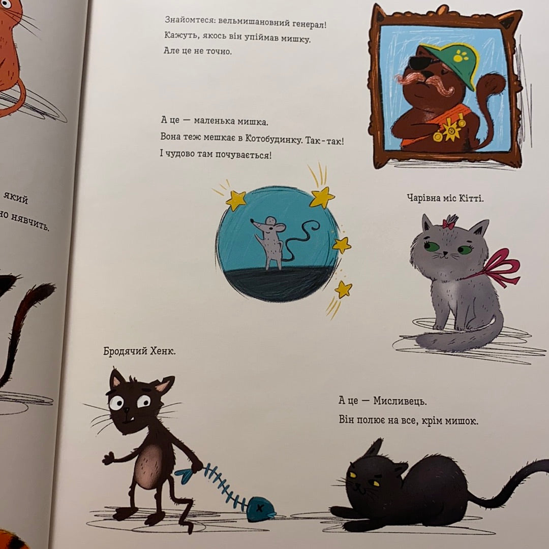 Коти і кішки й маленька мишка. Вікторія Солтис-Доан / Найкращі українські книги для дітей