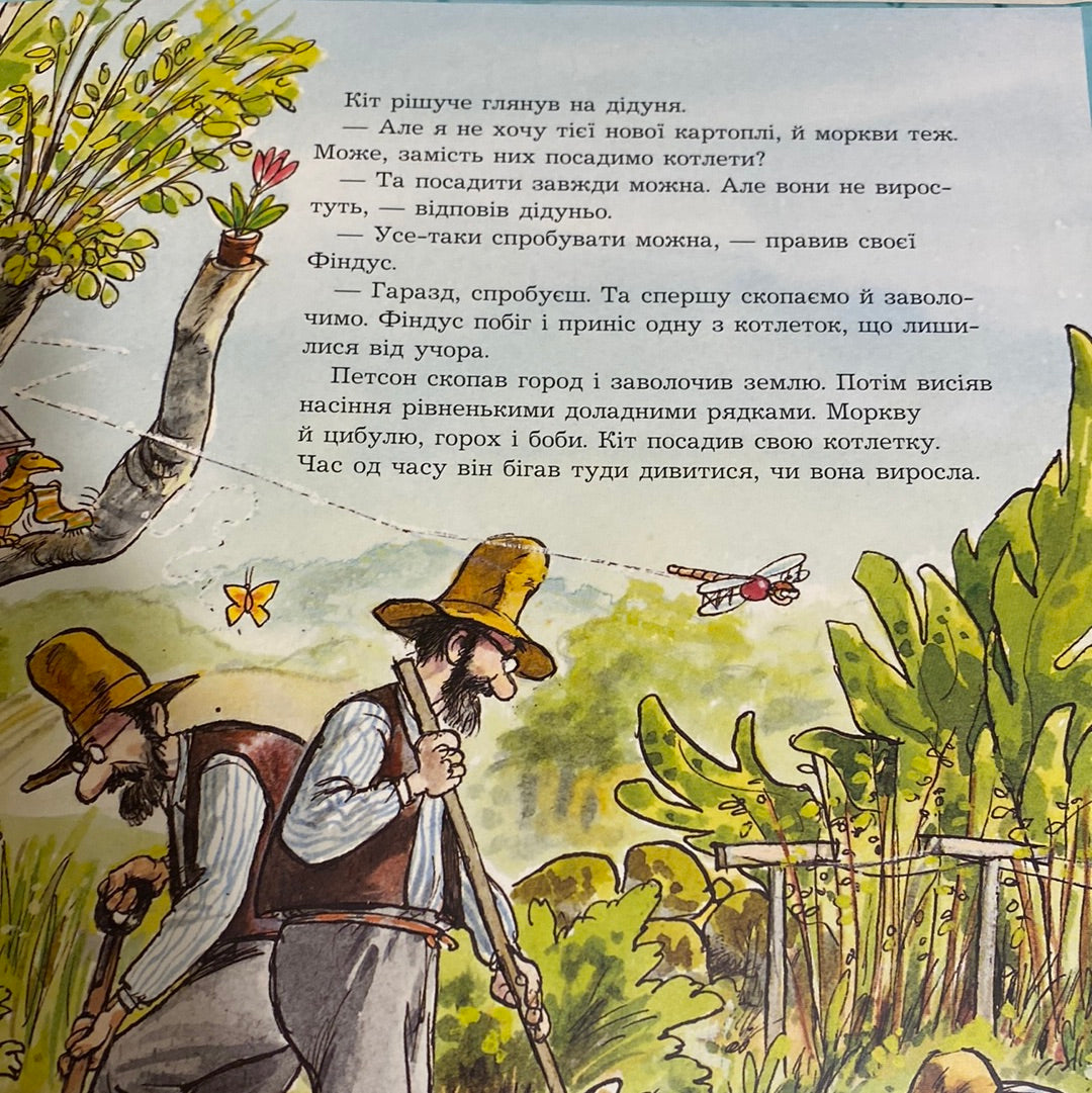 Петсон, Фіндус і переполох на городі. Свен Нордквіст / Улюблені дитячі книги українською