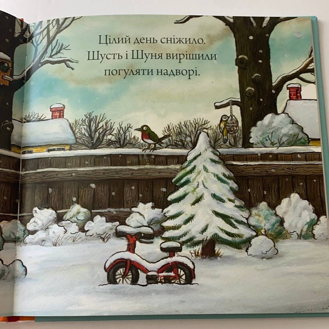 Шусть і Шуня. Випав сніг / Ukrainian book for kids. Улюблені книги іноземних авторів