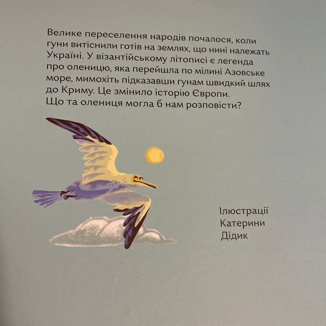 Олениця біжить по морю. Олеся Мамчич / Книги з історії України для дітей